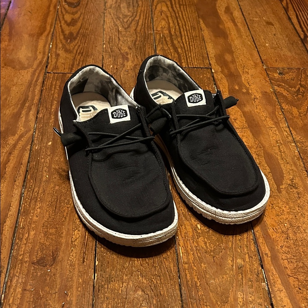 Hey Dude Women’s Black Slip-On Shoes